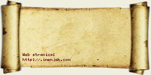 Poleksija Jaćimović vizit kartica